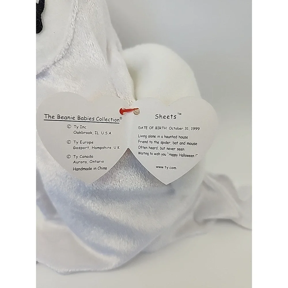 Sheets the Ghost‎ TY Beanie Baby 5th Generation RETIRED